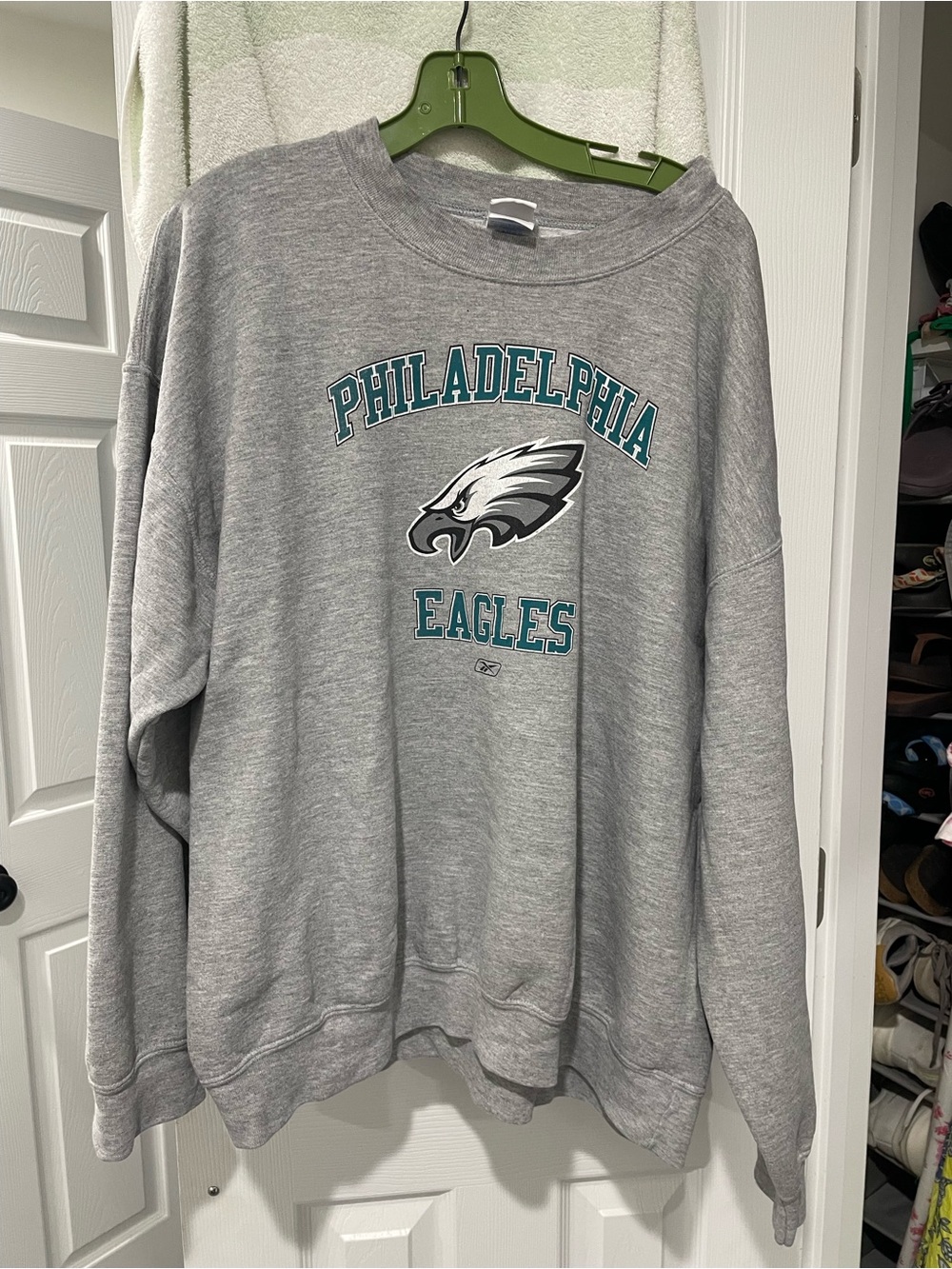 Philadelphia Eagles Gray Crewneck Sweatshirt NFL vintage XL